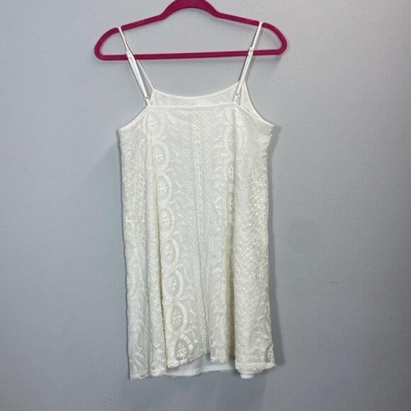 Garage Cream Lace Mini Dress Size Small - Picture 5 of 5